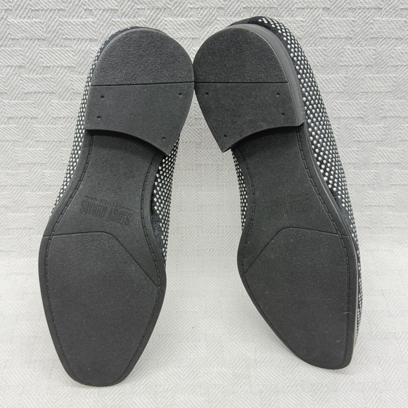 Stacy Adams Men Shoes Swagger Studded Slip On Satin Black 25228-042 Size 11